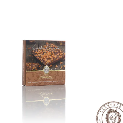 Шоколад молочный с соленой карамелью и бисквитом Signature 100 г