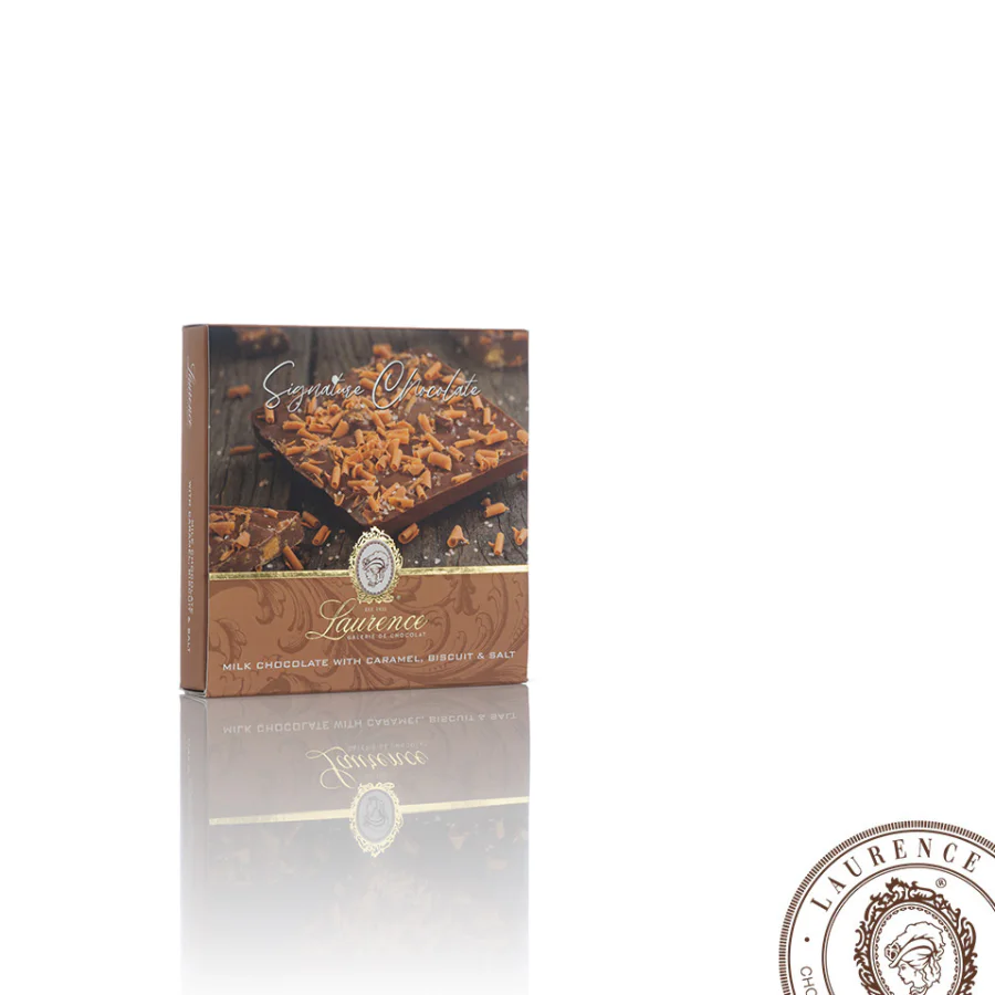 Шоколад молочный с соленой карамелью и бисквитом Signature 100 г