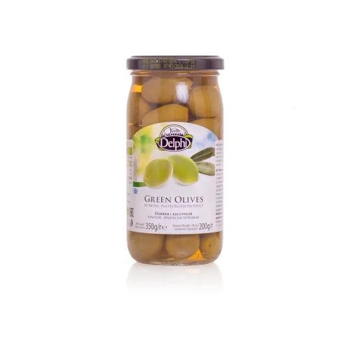 Delphi olives with a stone in brine