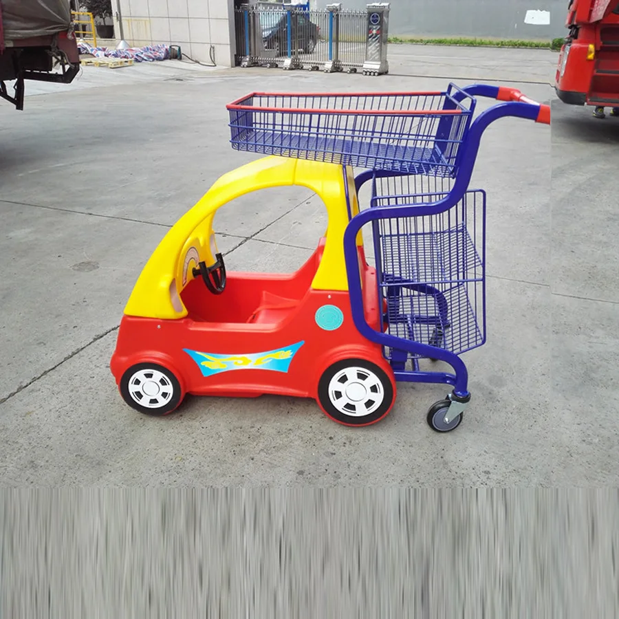 Children's trolley for supermarkets