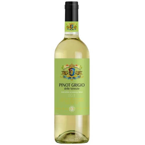 Wine with protected name of the places of origin White dry region Veneto category Doc Pinot Gridgeo trademark «Solarita« 12% 0.75