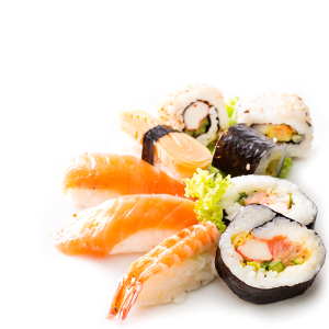 Sushi, Rolls, Sashie, Onigiri, Moti