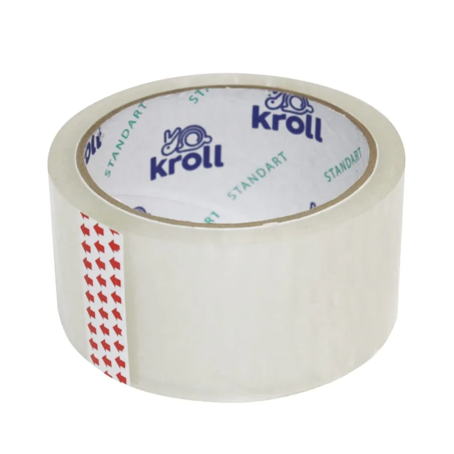 Kroll tape with sticky layer transparent 48mm*66m