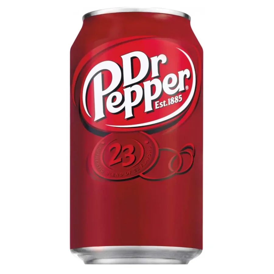 Carbonated Drink Dr Pepper 330 ml of 0.33 l