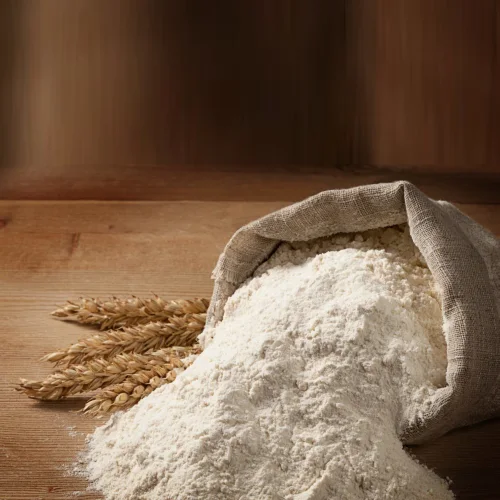 Wheat flour of higher grade