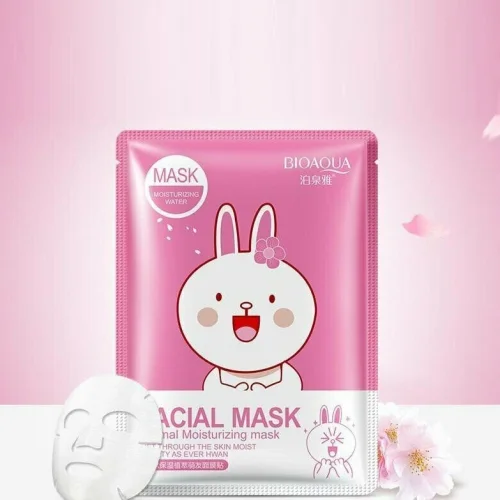 Moisturizing face mask with sakura extract Bioaqua