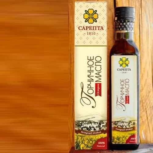 Mustard oil "Sarepta" Brown unrefined acute premium