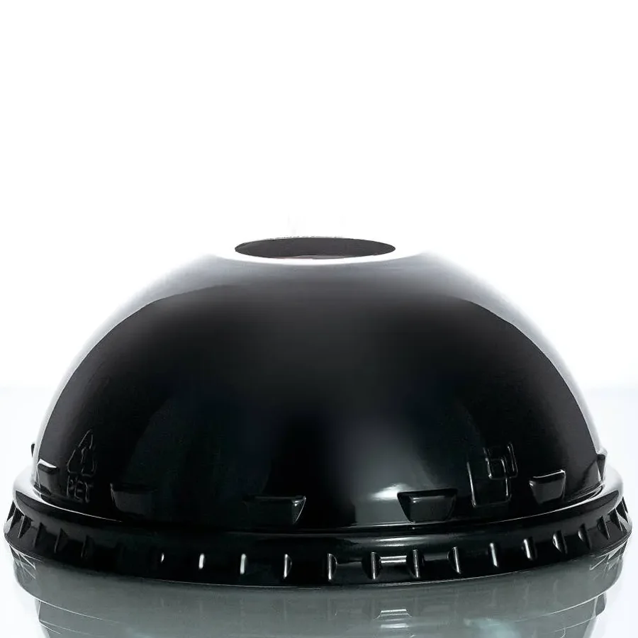 Cover dome black with hole d = 95mm
