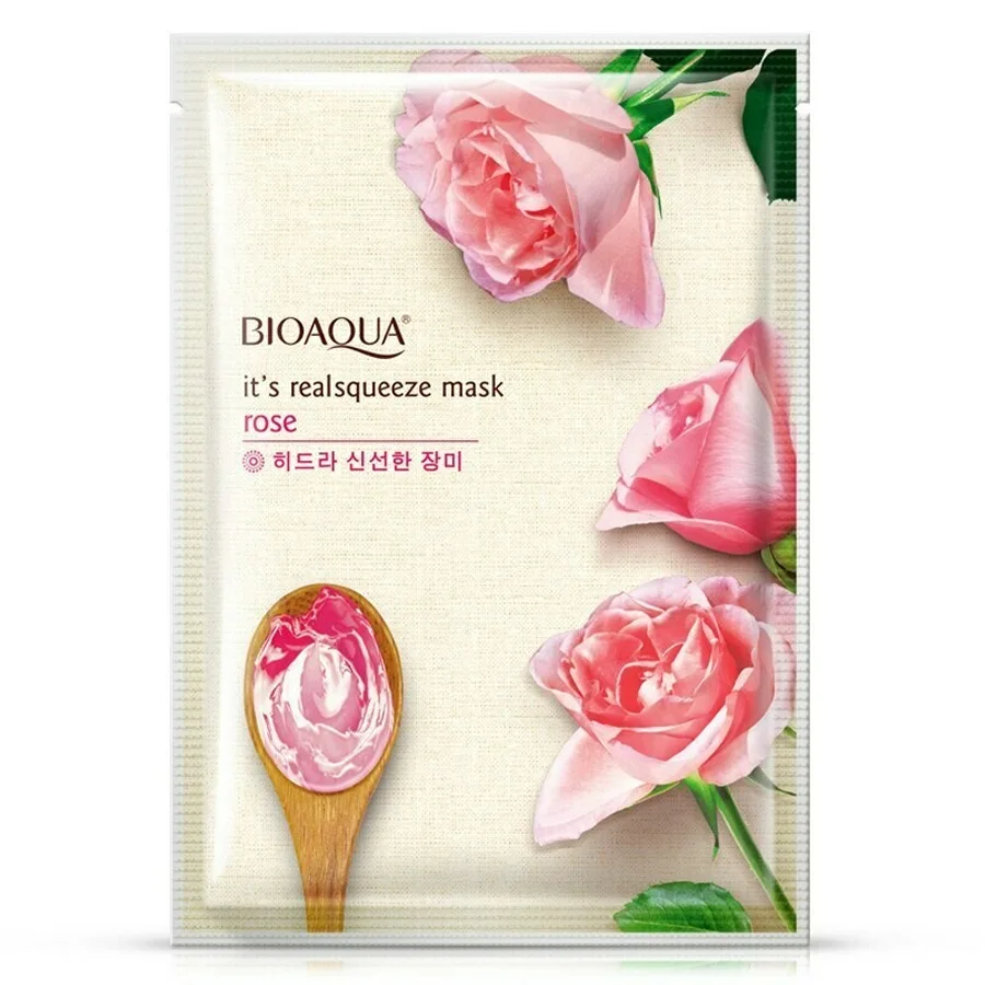 Face mask with BIOAQUA rose extract