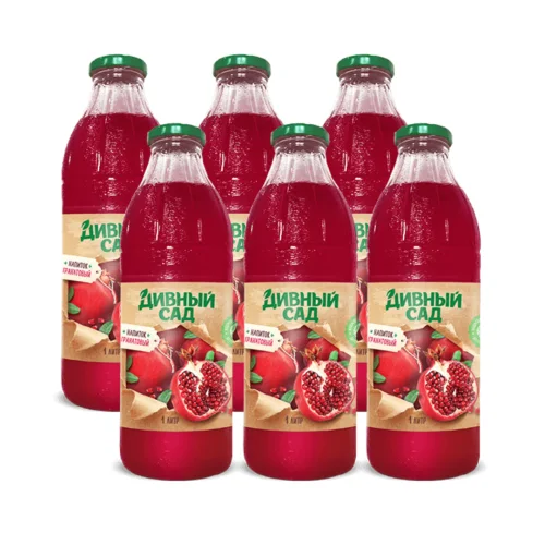 Pomegranate juice "Marvelous Garden" 1.0l glass 6 pcs.