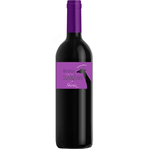 Wine protected name of the place of origin of the region Western Cape Dry Red «Zarafa Shiraz« 2020 13.5% 0.75