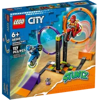 Конструктор LEGO City Stuntz Испытание каскадеров с вращением 60360