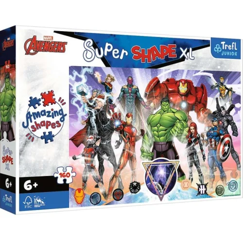 The Courage of the Avengers Super Shape XL Puzzle Trefl 50023