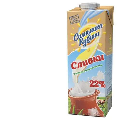 Cream Sunny Kuban 22% 1 liter