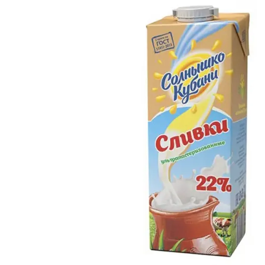 Cream Sunny Kuban 22% 1 liter