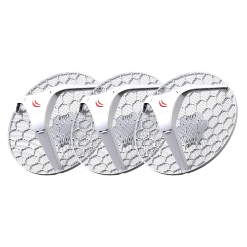 Точка доступа MIKROTIK LHG series 5 GHz outdoor wireless router LHG 5, 3 pack (RBLHG-5nD-3)