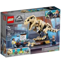 LEGO Jurassic World Tyrannosaurus Skeleton on Display 76940
