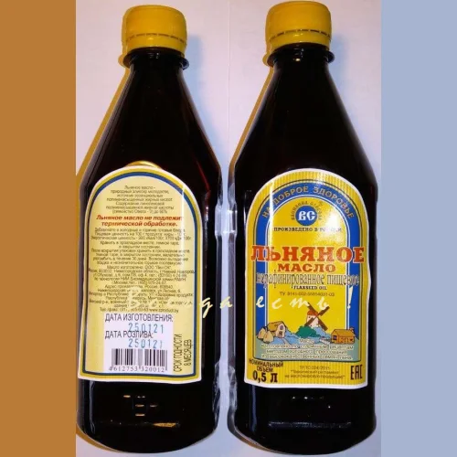 Unrefined linseed oil 500 ml