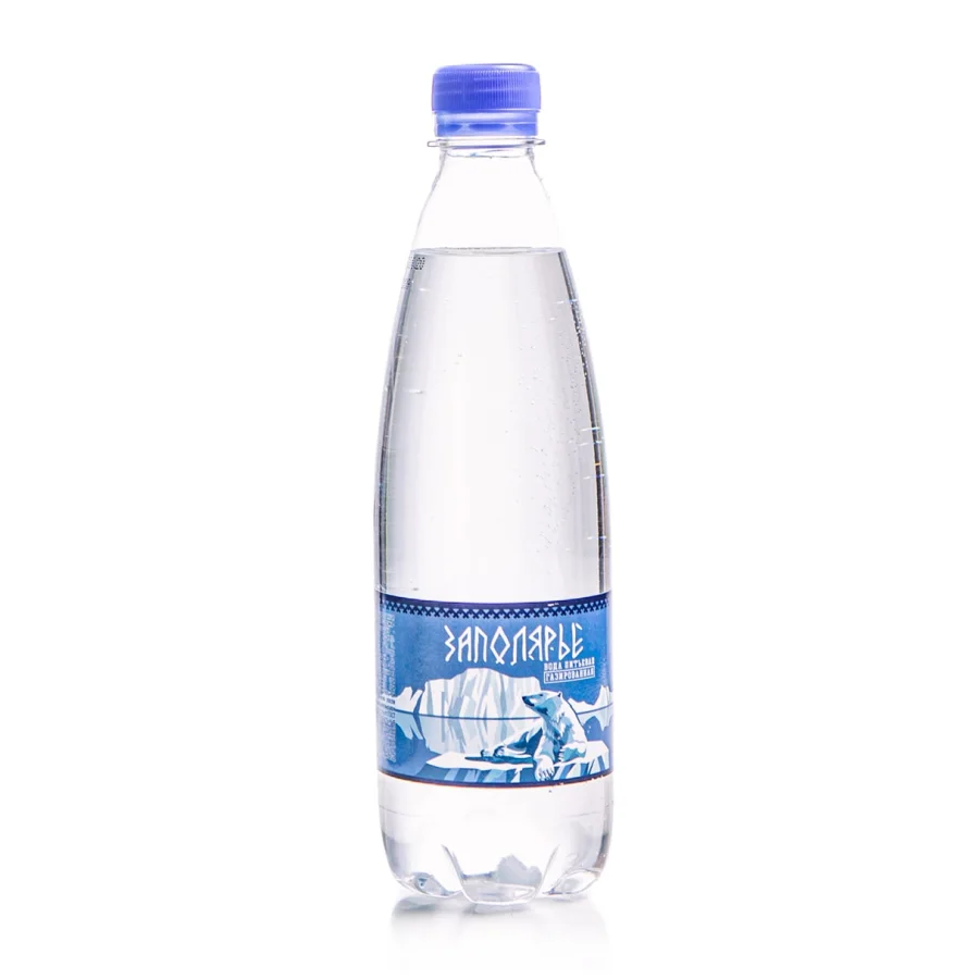Вода газированная «Заполярье» 0.5 л