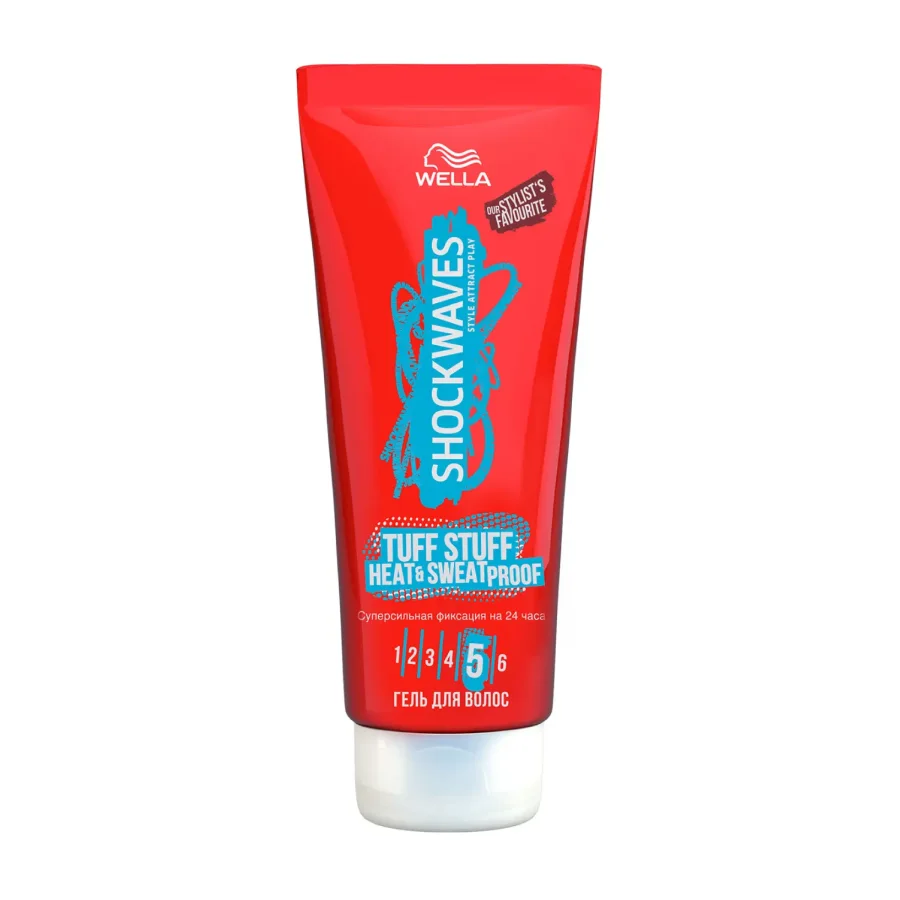 SHOCKWAVES hair gel for natural shine and moisture protection, 200 ml