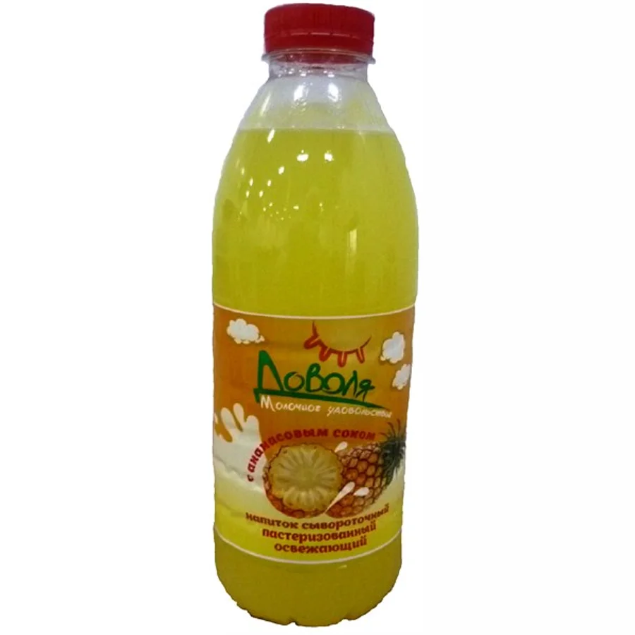 Напиток сывороточный Освежающий с ананасовым соком
