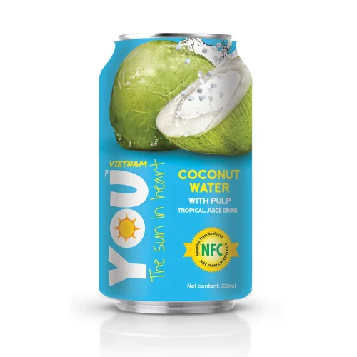 Coconut Water with Coconut Slices