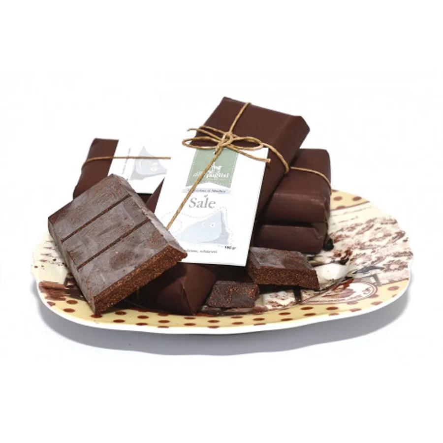 Шоколад ручной работы MODICA с солью 100 г / Cioccolato di Modica al Sale 100 gr