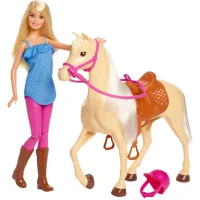 Барби и лошадь Кукла Barbie  FXH13 