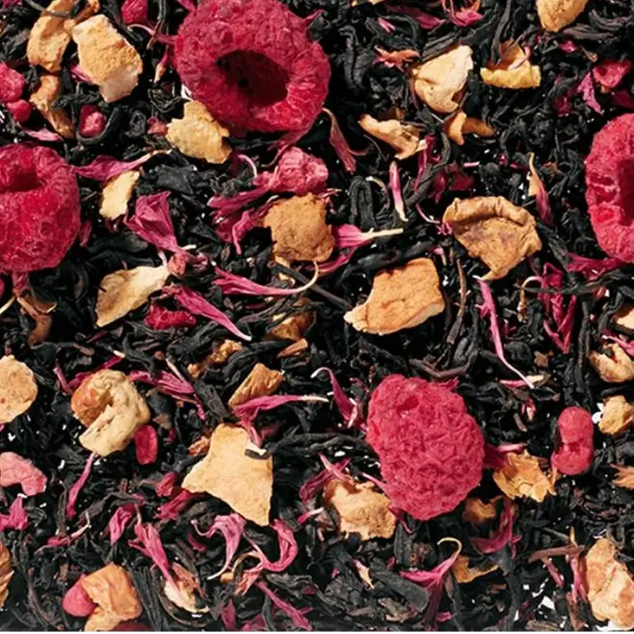 Black tea flavored Raspberry muffin