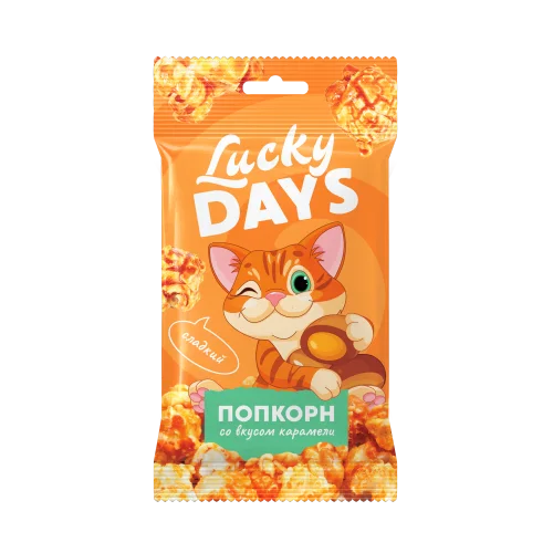 LUCKY DAYS Popcorn caramel cheese for microwave 85g
