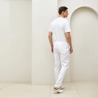 Medical trousers with elastic band