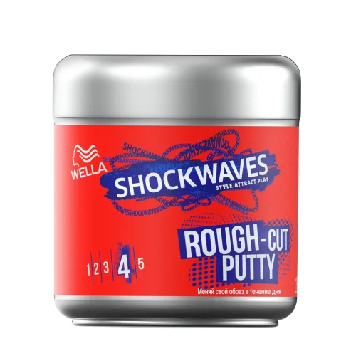 Forming hair paste shockwaves for texture and volume