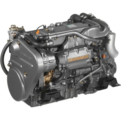 Судовой дизельный двигатель Yanmar 4JH4-HTE мощностью 110 л.с. Бортовой двигатель
