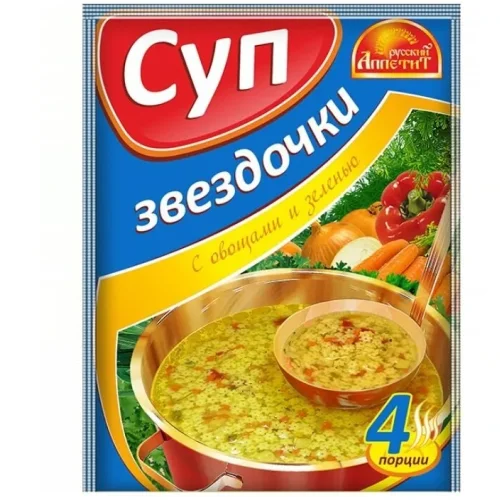 Суп Звездочки Русский аппетит, 60г