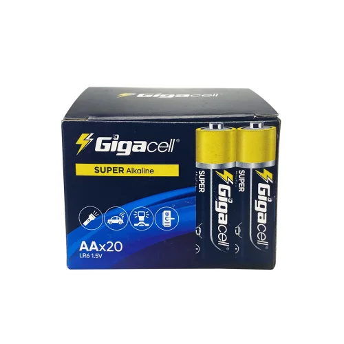 GIGACELL 20pcs Alkaline AA batteries