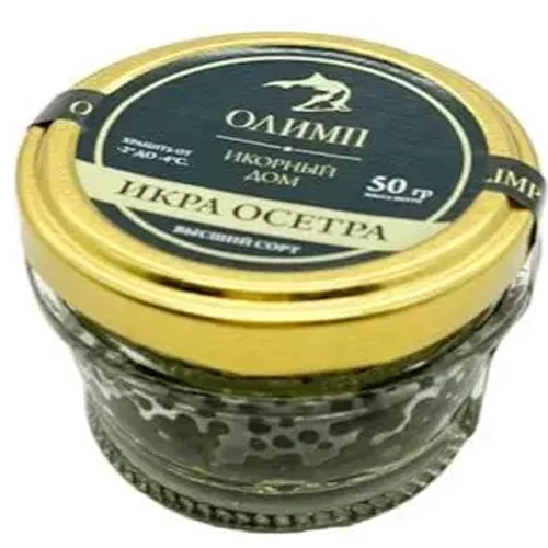 Caviar of sturgeon fish