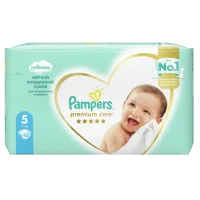 Pampers Premium Care Size 5, 42 diapers, 11KG +