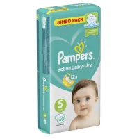 Diapers Pampers Active Baby-Dry 11-16 kg, size 5, 60 pcs.