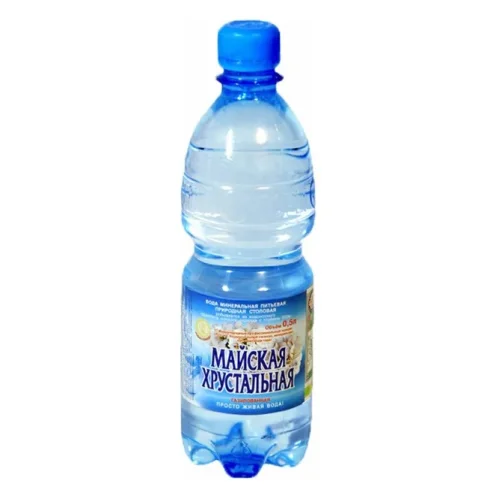 Минеральная вода "Майская Хрустальная", 0,5л, газ