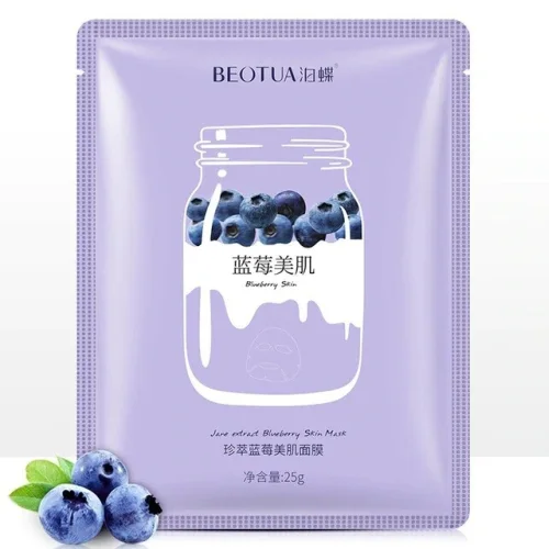 Nourishing face mask with blueberry extract Beotua