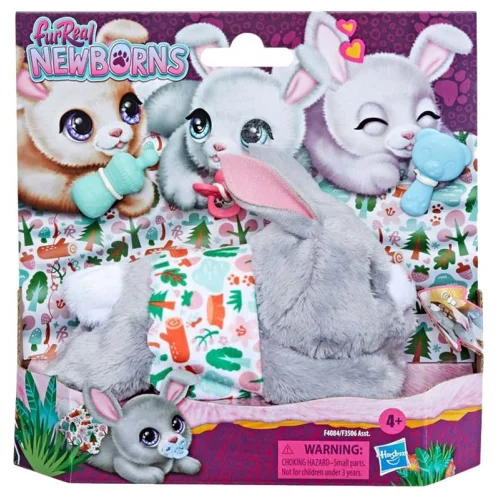 Baby Rabbit Interactive Stuffed Toy FURREAL F40845X0