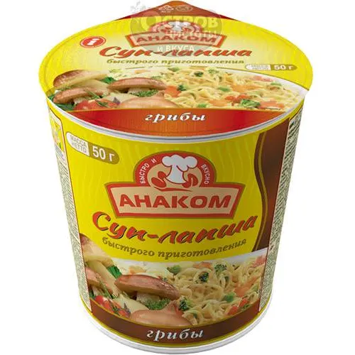Noodle soup Anakom mushrooms 50 g 