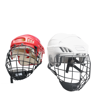 Helmets and masks for hockey