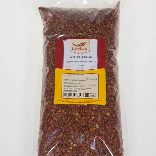 Paprika Red Sweet Flakes 3x3 1000GP SPICEXPERT Package