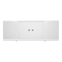 Bath screen, front panel universal FOUROMS 150 cm WIDE, white