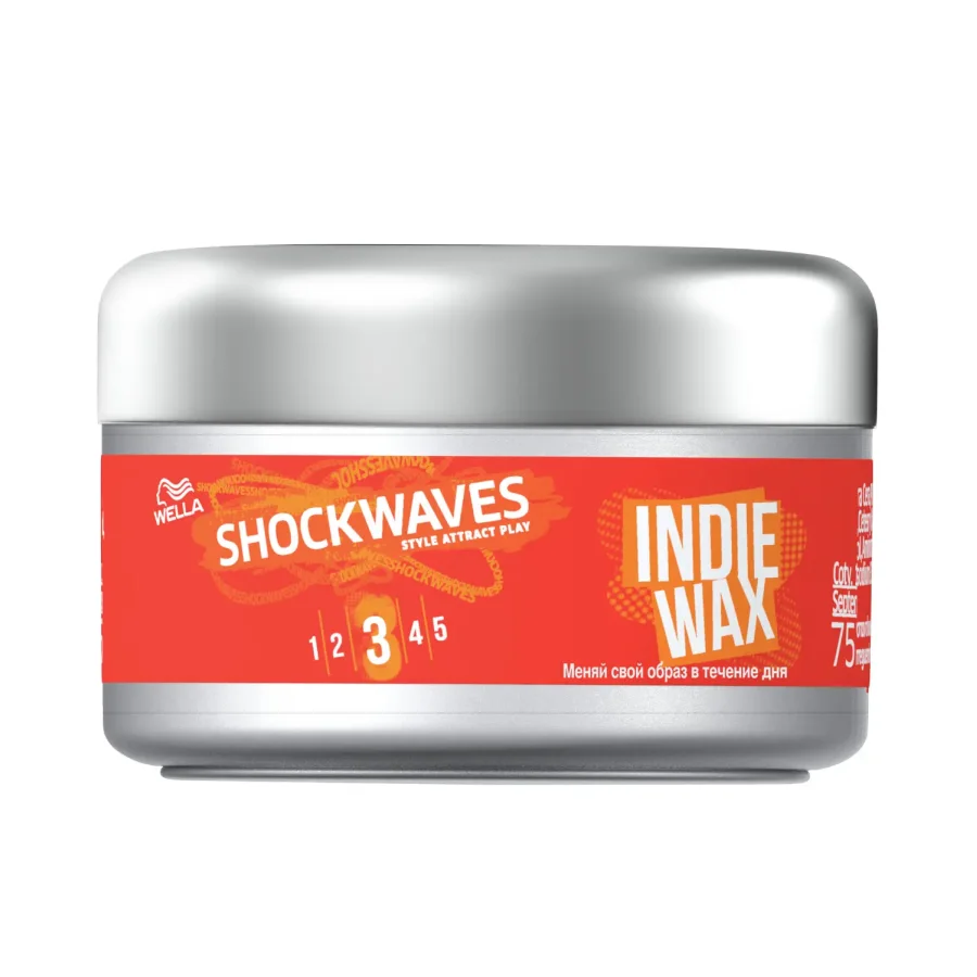 Wax for laying hair shockwaves for natural shine