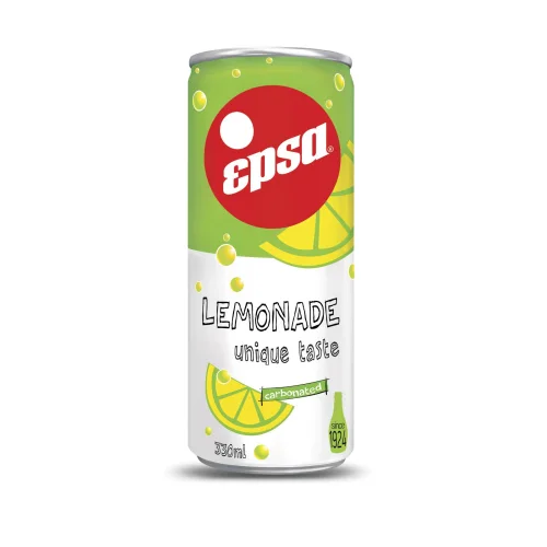 Carbonated soft drink juice-containing LEMONADE, EPSA, 330 ml