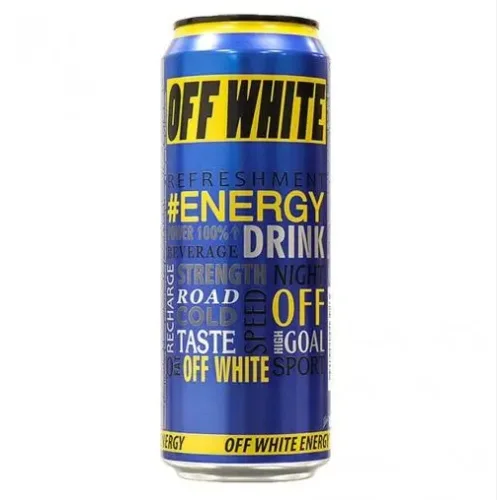 Energy drink OFF White ENERGY
