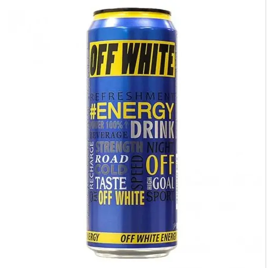 Energy drink OFF White ENERGY