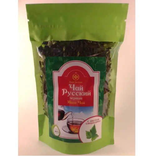Чай Русский черный с листом черной смородины